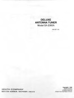 Heathkit SA-2060A-Deluxe-antenna-tuner - Manual 